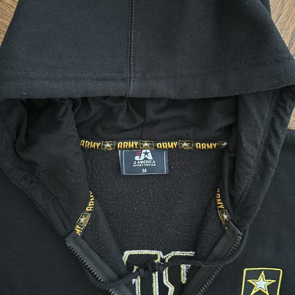 ARMY Full Zip Fleece Hoodie - Picture 6 of 9